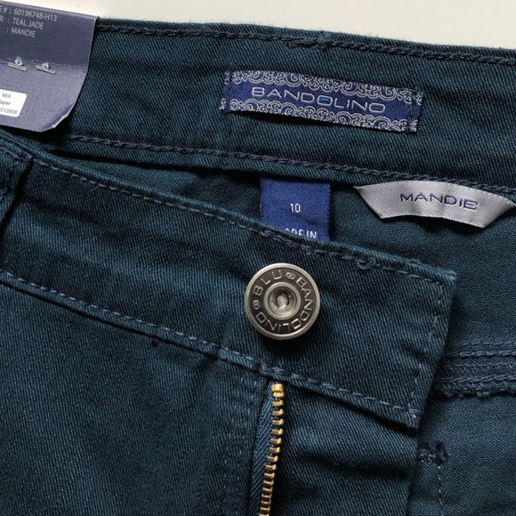 Bandolino Denim - BANDOLINO Classic Fit NWT Mandie Sz 10 Teal Jeans